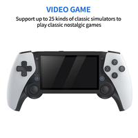 Console de jeu portable M25 RK3566, écran IPS 4,3 pouces, EmuELEC, double joystick, compatible PSP et PS1