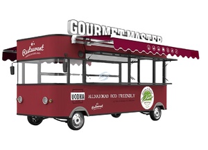 Mobile Food Cart Multi-functional Street Food <b>Vending</b> Truck Outdoor Catering Business Trailer - Product Image 5