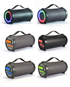 Altoparlante Stereo Bluetooth JDA-078 Portatile da Esterno con Audio HiFi, Bassi Potenti, Luci Colorate e Design a Tamburo da Guerra - Product Image 1