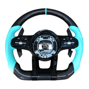 Volante LED de Fibra de Carbono Personalizado YZ para <span class=keywords><strong>Mercedes</strong></span>-Benz W205 W222 R231 GLA45 E63 S SL550 C63 E63S S55 E55 SLS W205 W213 R230 - Product Image 3