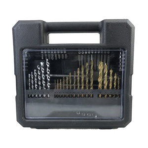 Kit de 71 forets professionnels avec boîte à outils à couvercle transparent, embouts HSS pour maçonnerie et bois, embouts de tournevis et mètre à ruban - Product Image 2