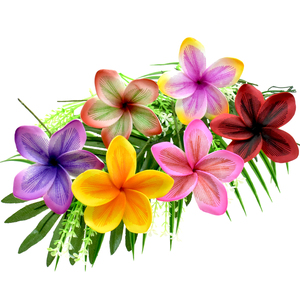 ดอกไม้โฟมฮิบิสคัสฮาวายดอกไม้ประดิษฐ์<span class=keywords><strong>สี</strong></span>สันสดใสสำหรับงานแต่งงานอุปกรณ์ตกแต่งผม - Product Image 4