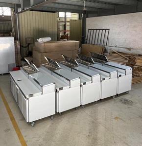 Réfrigérateur de comptoir pour cuisine commerciale, réfrigérateur de présentation, réfrigérateur à 3 portes, table de préparation pour sandwichs et pizzas, réfrigérateur pour la préparation des aliments - Product Image 4