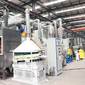 الصين الصانع لوحة طاقة شمسية ماكينة إعادة التدوير الألومنيوم إطار إزالة آلة و السيليكون الفضة معدن النبات تدوير