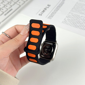 สายนาฬิกาซิลิโคนแม่เหล็กคุณภาพสูง แข็งแรงทนทาน สำหรับ Apple Watch Band IWatch S11/10/9/Ultra3 - Product Image 5