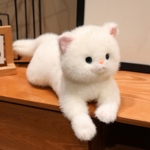 Lindo Peluche de Gato Devon Rex en Diversas Poses y Colores. Adorno perfecto y maravilloso regalo para amantes de los gatos y sus amigos - Product Image 5