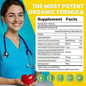 Gummies au potassium et au magnésium les plus vendues, gummies au magnésium pour soulager le stress, pour adultes et enfants - Product Image 2