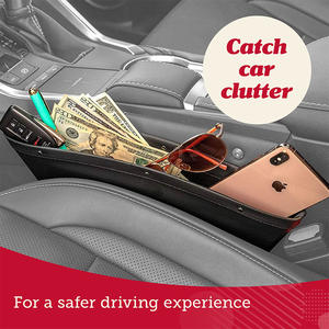 Universal 2 Set Auto Seat Grieta Caja de almacenamiento Asiento de coche Gap Organizador lateral para sostener el teléfono - Product Image 5