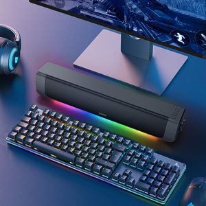 ลำโพงซาวด์บาร์รุ่นใหม่แบบส่วนตัว พร้อมซับวูฟเฟอร์ RGB ไร้สาย สำหรับคอมพิวเตอร์  แบตเตอรี่ในตัว - Product Image 3