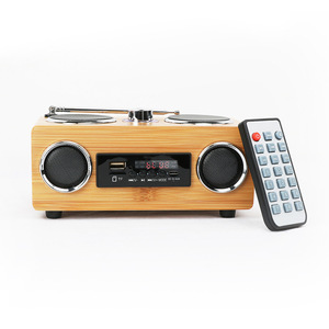 Haut-parleur intelligent Samexi SRB53 sans fil 2.0 canaux, alimenté par USB, design en bois, cadeau d'affaires - Product Image 3