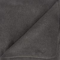 Couverture rectangulaire ignifuge MediTac en laine grise unie, 62" x 80" (52% laine) - Style militaire américain