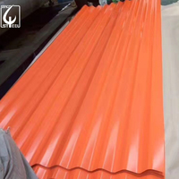 Tôle de toiture PPGI, tôle ondulée en acier prépeint, couleur RAL 9002