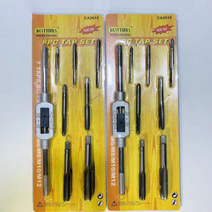 Ensemble de 8 tarauds et clés à molette, outils de quincaillerie, avec taraud et filière exclusifs, spécialité du commerce électronique, directement de l'usine - Product Image 4