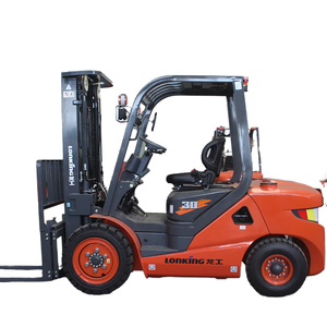 Montacargas Diésel Lonking de 3 Toneladas, Color Rojo, con Pantalla Frontal, Certificado ISO/<span class=keywords><strong>SIQ</strong></span>, 1 Año de Garantía, Nuevo, Mástil de Una/Dos/Tres Etapas - Product Image 2