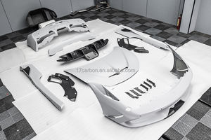 Para <span class=keywords><strong>Ferrari</strong></span> <span class=keywords><strong>458</strong></span> Italy Upgrade Body Kit Speciale Style Dry Carbon Fiber Parachoques trasero - Product Image 5