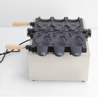 Blios OEM ODM Gaufrier à Taiyaki en forme de poisson haute efficacité, facile à nettoyer, en acier inoxydable, 220V 50Hz 60Hz pour la restauration commerciale