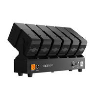 SHEHDS 12X60W RGBW Luz de Matriz de Cabeza Móvil con Efecto de Haz para Conciertos, Escenarios, Actuaciones Profesionales y Efectos de Anillo en Clubes