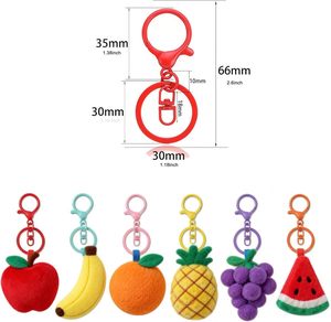 Lot de fermoirs mousquetons en métal pour porte-clés, grands fermoirs mousquetons plats, anneaux de porte-clés, clips pour sacs et porte-clés - Product Image 3