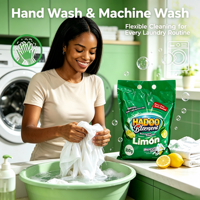 Deterjen Bubuk Pakaian OEM Pabrik 400g, Efektif Menghilangkan Noda Membandel, Aroma Lemon Jasmine Lavender untuk Pakaian