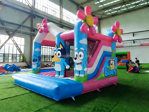 Château gonflable personnalisé à thème <span class=keywords><strong>étoiles</strong></span> pour enfants, idéal pour les fêtes intérieures et extérieures, location disponible - Product Image 5