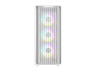 Boîtier de PC de jeu ATX/Micro de bureau AntarcChill White Mesh, best-seller, avec panneau latéral en verre
