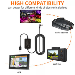 Cable USB de alimentación de 5V a 12V para cámara de coche, localizador GPS, detector de radar, línea de suministro de energía. Venta directa L166 - Product Image 3