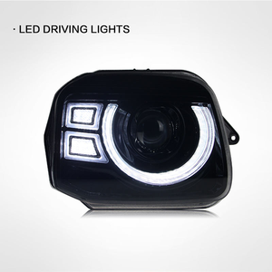 For Suzuki Jimny 2007-2015 LED Headlight Assembly High Beam <b>Projector</b> Head <b>Light</b> with Amber Turn Signal LAMP DRL New Condition - Product Image 2