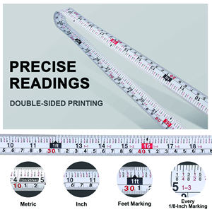 Heavy-Duty Customized Color ABS Plastic Steel Blade Tape Measure 0.12mm Thick 25mm Wide Automatic Return Compact Construction - Product Image 3