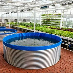 บ่อเลี้ยงปลาพีวีซีแบบพกพาสำหรับเลี้ยงปลาในร่ม ถังเพาะพันธุ์ปลาแบบชุบสังกะสี <span class=keywords><strong>ราคา</strong></span>ดี - Product Image 4