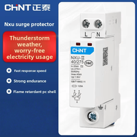 Parafoudre Chint NXU-II, protection contre la foudre, SPD, parafoudre de surtension 2P 4P 40kA, en alliage d'aluminium et cuivre, pour usage domestique, fabriqué en Chine continentale