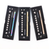 Newest fidget toy the magnetic pen magnets fidget pen with magnet balls pen