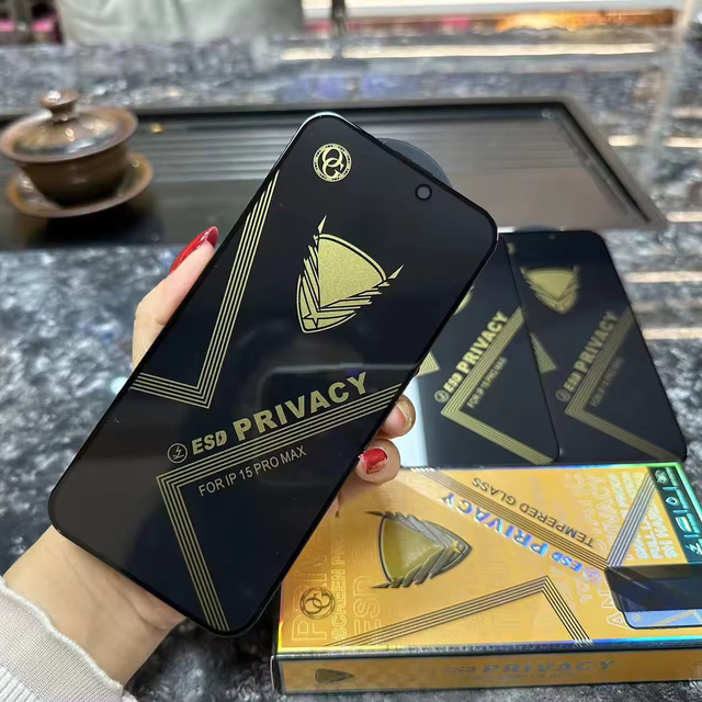 OG 28 Degres Privacy ESD Tempered Glass for XIOAMI REDMI A4 NOTE 14 TURBO 3 PRO 14R MI POCO M7 14T Full Screen Protector Film
