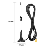 Antena Magnética LoRa de 433MHz, Alta Ganancia 3.5dBi, Omnidireccional Vertical, Conector Roscado para Gateway IoT, Compatible con OEM Personalizado