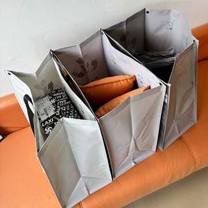 Laminated Recyclable Waste Trash Sorting Organizer Durable Washable Affordable Separate <b>Large</b> Recycle <b>Bins</b> for <b>Kitchen</b> - Product Image 3