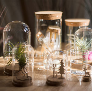 بيع بالجملة مباشر من المصنع، غطاء زجاجي لعيد الحب، ثلاث وردات خالدة محفوظة للأبد في قبة زجاجية لهدايا عيد الحب - Product Image 3