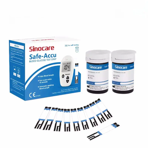 Sinocare 50pcs Test Strips Safe ACCU Wholesale Full Diabetic Kit Blood Sugar Detection Continuous House Use Glucose Meter - Product Image 4