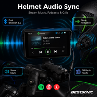 Sistema de Navegación Bestsonic de 6 Pulgadas con Apple CarPlay Inalámbrico y Soporte para Android Auto, Control Manos Libres con Siri y Asistente de Google