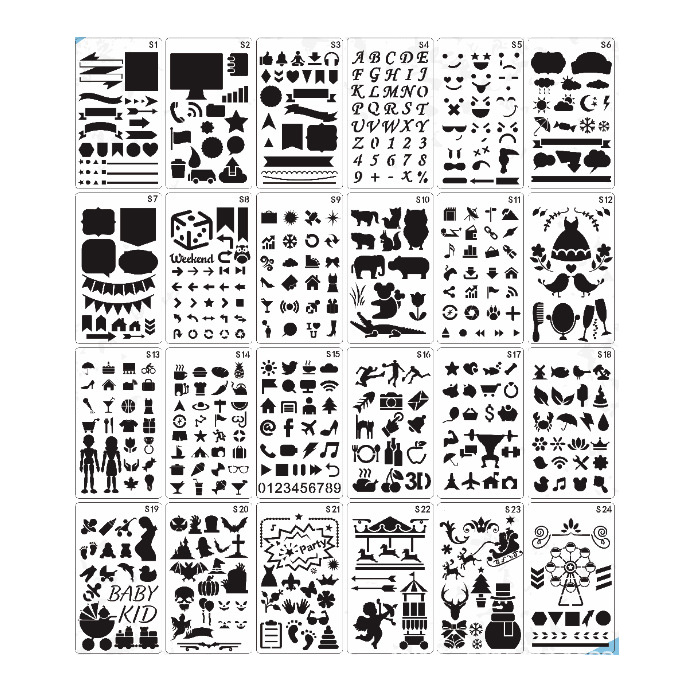 Пластиковый трафарет для скрапбукинга «сделай сам», декоративные тисненые пластиковые шаблоны, листы для рисования