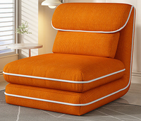 Canapé Pliant Simple et Inclinable, Lit de Sol Moderne et Simple pour Salon, Chambre et Balcon