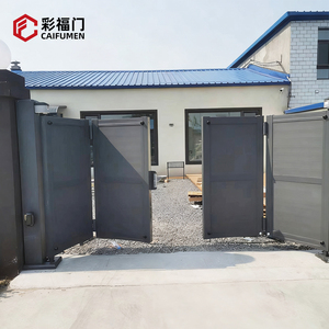 Chất Lượng Cao Hợp Kim Nhôm Tự Động Điện Gấp Cổng Nhôm Tùy Chỉnh Kích Thước Điều Khiển Từ Xa Sân Ngoài Trời Sử Dụng - Product Image 5
