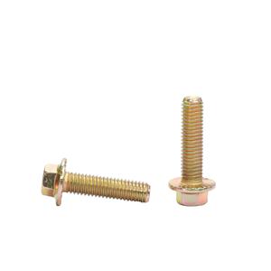 Din250 <span class=keywords><strong>2533</strong></span> flanş cıvataları karbon çelik düz Boulon yarım iplik bakır çinko parlatma altıgen başlı Perno Henagon cıvata 80mm 50mm - Product Image 4