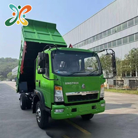 Promotion : Camion benne léger Sinotruk Howo 6 roues 130 CV, 8 tonnes, mini-benne, occasion, 4x2