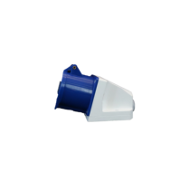 Prise murale industrielle HFE 3 pôles 32A 220V IP44, norme IEC 60309-1-2, modèle bleu HF-123