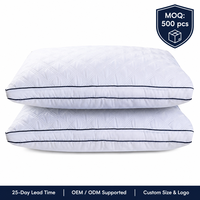 Oreiller orthopédique de lit, personnalisé, en mousse à mémoire de forme, norme, vente en gros