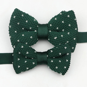 Conjunto de pajarita de punto sólido para niños, conjunto de lazo para padres e hijos, con mariposas encantadoras, accesorio para corbata de perro, regalo de Navidad de calidad - Product Image 6