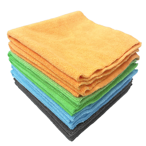 Serviette de polissage en <span class=keywords><strong>microfibre</strong></span> sans bords, enduite de cristaux, 40x40cm, pour meubles et cuisine, absorbante, sans peluches, sans rayures - Product Image 2