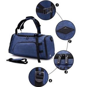 Bolsa Deportiva Informal para Hombre y Mujer, Lista para Enviar, para Entrenamiento, Ejercicio, Gimnasio, Fitness, Negra - Product Image 2