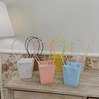 Sac de transport pour fleurs INUNION Kraft, rectangulaire, imperméable, boîtes cadeaux pour bouquets