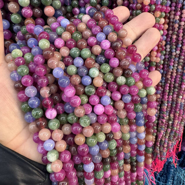 Optimized Semi-precious Healing Gemstone Beads Strand Genuine Stone Loose Beads for Bracelet Necklace DIY Jewelry Making