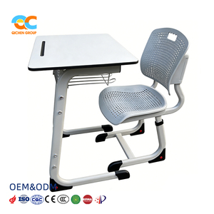 BSCI Audited Manufacturer Heavy Duty Anti Rust <strong>Long</strong> Lasting School <strong>Desk</strong> and Chair for Students Bulk Wholesale Primary - Product Image 1